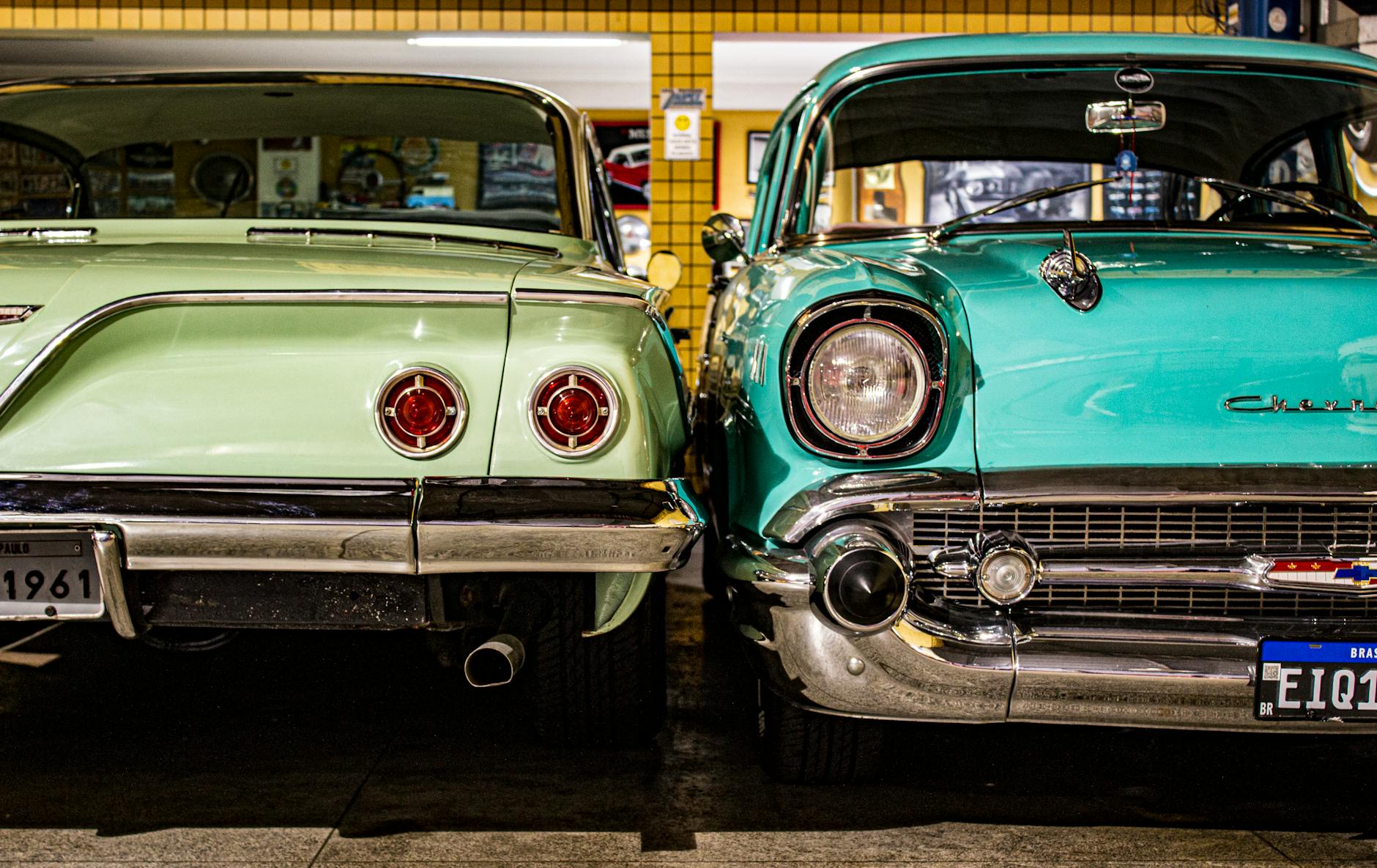 Automobile ancienne restaurée